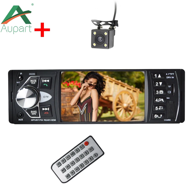 1 Din автомагнитола 4 &quotАвтомобильный видео мультимедийный плеер Авто Аудио