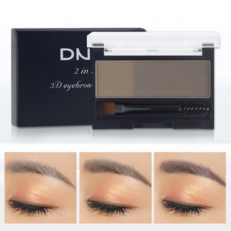 

Double Color Eyebrow Powder Palette + Brow Chapter Long-lasting Eyebrow Powder with Eyebrow Brush for Women Beauty Tools