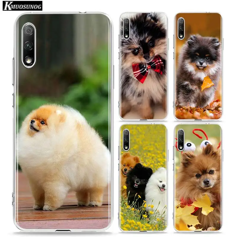 

Cute Pomeranian dogs Clear TPU Cover for Huawei Honor 10i 9X 8X 20 10 9 Lite 8 8A 7A 7C Pro Lite Phone Case