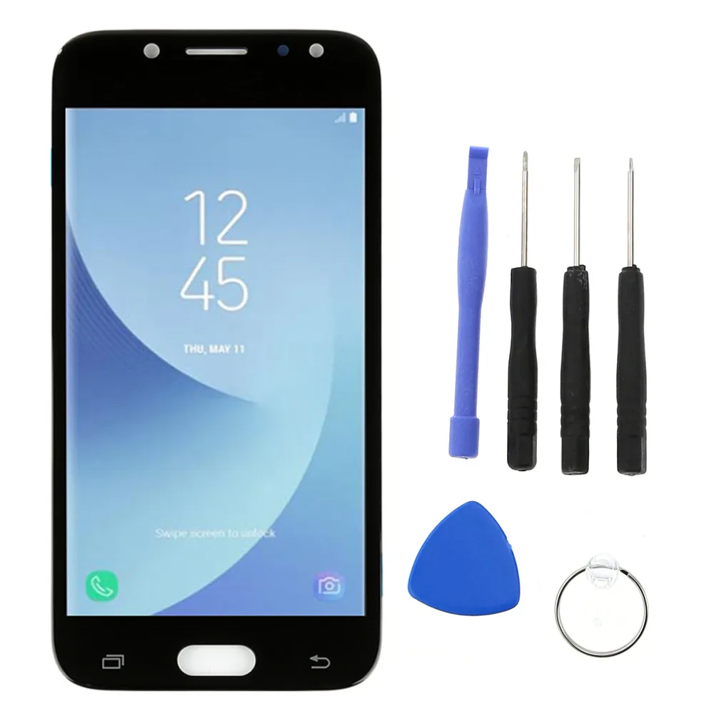 Для Samsung Galaxy J5 ЖК-дисплей J530 J530F SM-J530F J5 Pro ЖК-дисплей сенсорный экран дигитайзер сборка J530 экран J530f ЖК-дисплей - Цвет: black with tools