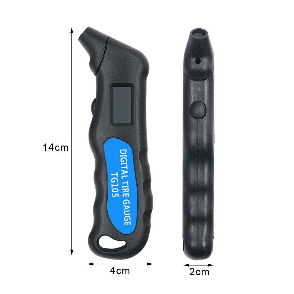 Digital Tire Pressure Gauge Barometer LCD Display Air Gauge Barometer Tester For Car Truck Motorcycle Electric Scooter Bicycle 6