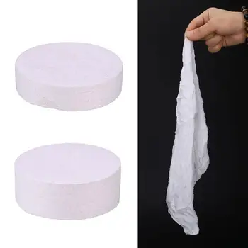 

Soft Travel Business Camping Cotton Compressed Towel Disposable Clean Face White