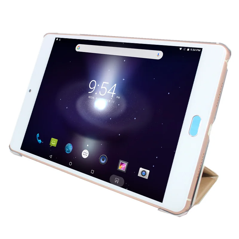 8 дюймовый ультра-тонкий Andriod 6,0 Tablet PC Dual SIM карты памяти, Процессор MTK Helio X20 Deca Core, 3 ГБ+ 16 Гб 2048x1536 retina экран флип-чехол