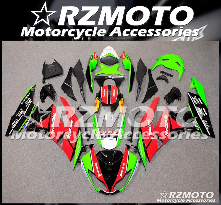 Высокое качество Новый ABS мотоцикл обтекатель комплект подходит для Kawasaki Ninja ZX6R 636