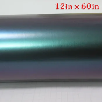 

12x60Inch Car stickers Film Cover Dry stick Accessories Glossy Chameleon Vinyl