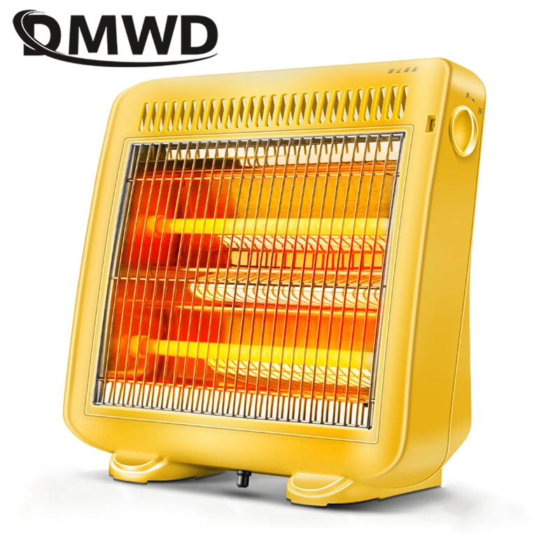 DMWD 1000W 2 Gears Adjustable Portable Electric Heaters Home Room Floor Desk Electric Fan Heater Warmer Hot Winter fast-heating 5