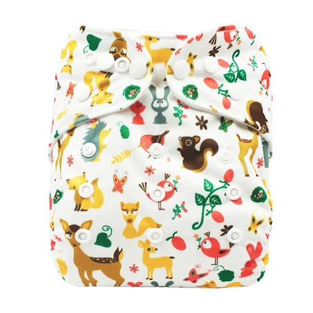 D03 diaper cover Новорожденные Детские многоразовые подгузники ПУЛ Водонепроницаемый AIO Карманный подгузник Двойные застежки регулируемый от 0 до 2 лет - Цвет: D03 diaper cover
