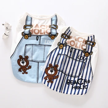 

Japan T-shirt Soft Puppy Dogs Clothes Cute Pet Dog Clothes Cartoon Clothing Summer Shirt Casual Vests for Small Pet Supplies