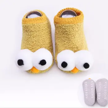 

Autumn Winter Anti-Slip Comfortable Baby Boys Girls Short Socks Kids Cute Cartoon Socks Toddle Boat Shaped Socks