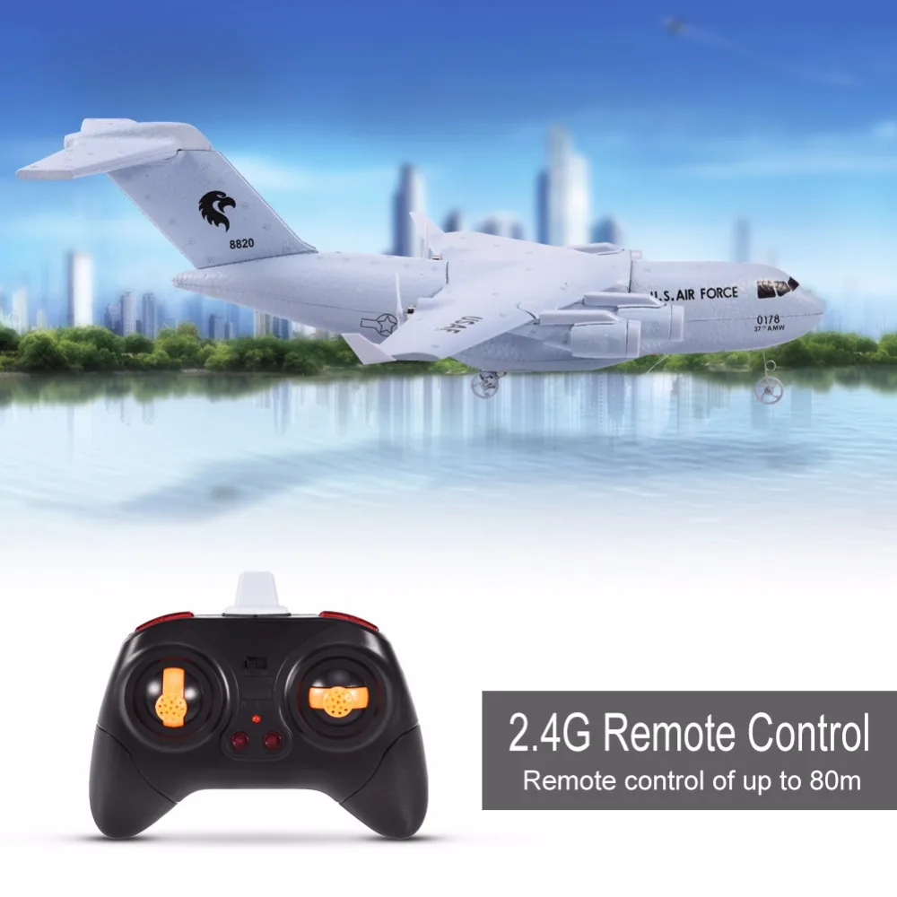 

Hot C-17 RC Airplane 2.4GHz 2CH EPP Remote Control RC plane Fixed-wing RTF version Aircraft Aeroplane Model Vehicle Quadcopter D