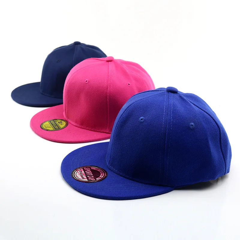 New Baby Baseball Cap For Boy Girl Hats Children's Hip Hop Caps Light Board Casual Advertising Solid Color Hat Kids Snapback 6