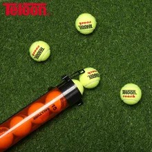 Teloon Теннисная портативная шариковая трубка легкая сборная машина для мячей резиновый материал K007SPA
