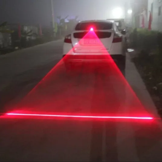 

Rear rear-end laser fog lamp car LED refitted projection lamp rear light anti-collision warning lamp decorative lamp