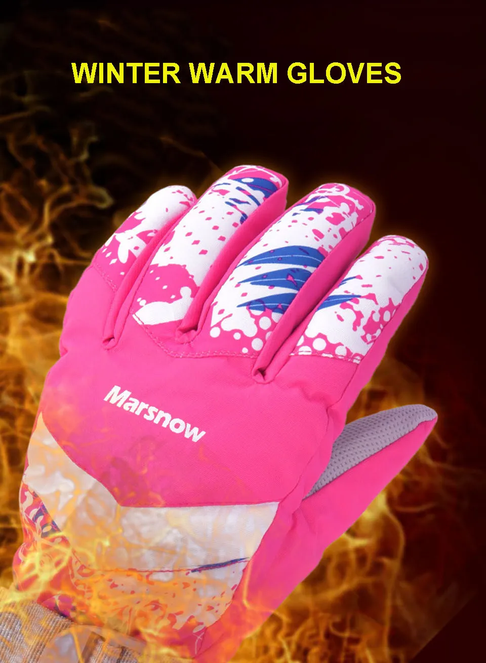 Лыжные перчатки, зимние водонепроницаемые теплые толстые перчатки с сенсорным экраном для мужчин и женщин, перчатки для велоспорта на открытом воздухе, ветрозащитные перчатки для альпинизма