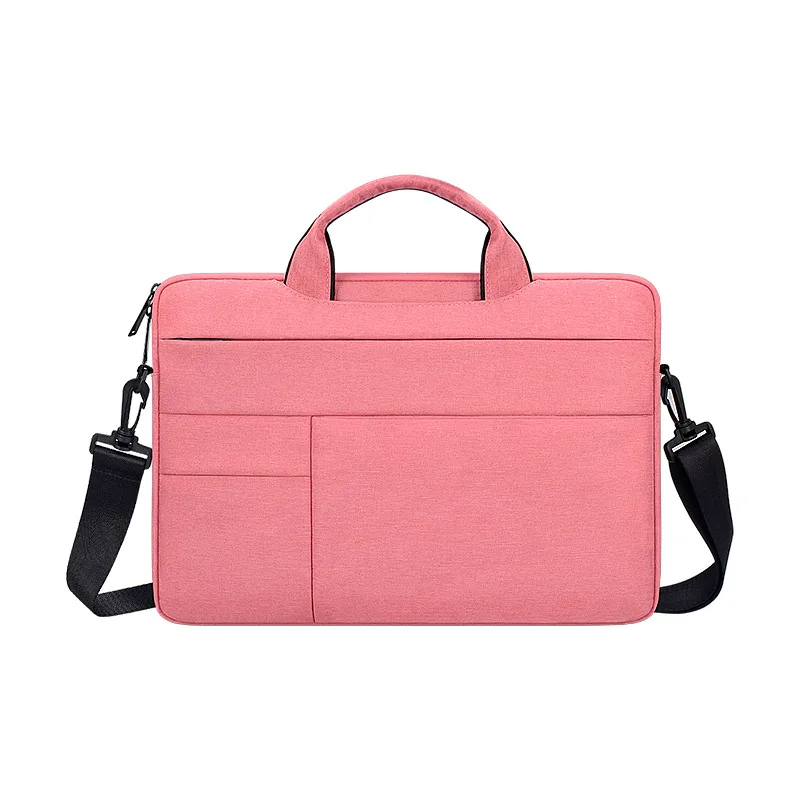 Сумка для ноутбука 15,6 дюймов чехол для ноутбука Macbook air 13 рукав для ноутбука 11 12 13 14 15 15,6 дюймов Мужская сумка на плечо для ноутбука Новинка - Цвет: Pink shoulder bag