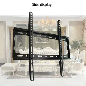 

Black 26 to 55 inch Screen TV Wall Mount with Adjustable Tilt and Entertainment Shelf | Floating AV, DVD Shelving