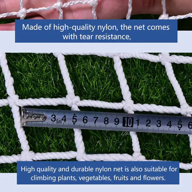 Grid 5cm Building Nylon Safety Net Children Anti Falling Protective Seine Home Balcony Pet Dog Cat Defend Railing Stairs Fence 6