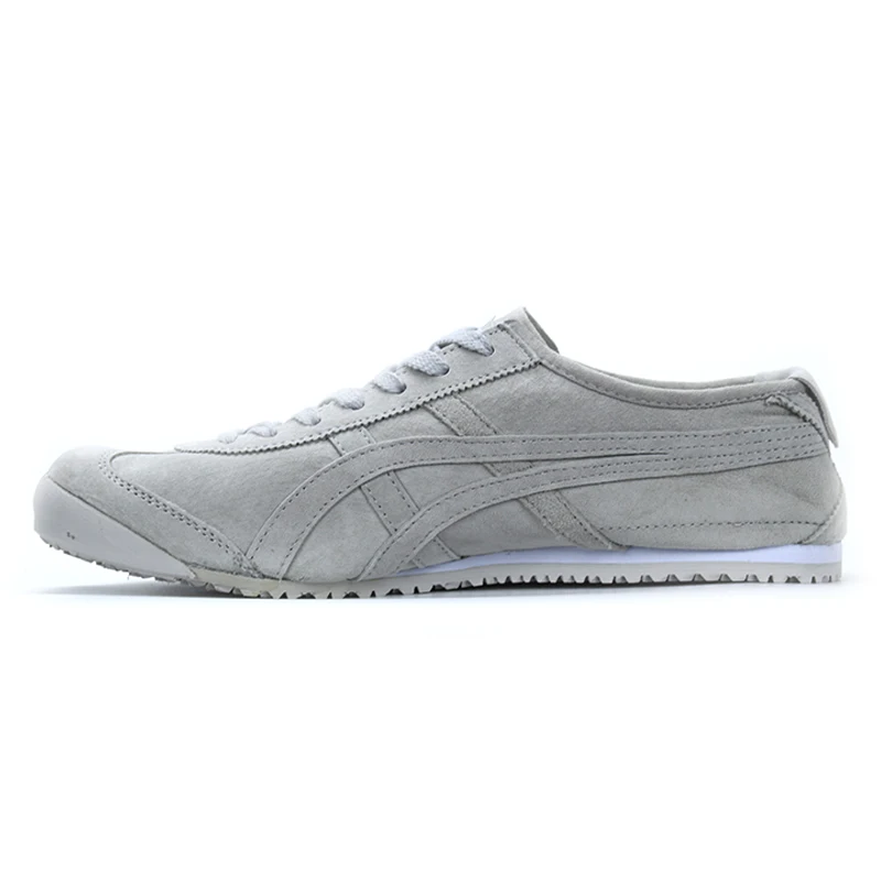 Оригинальная обувь Onitsuka Tiger; нейтральная обувь для скейтбординга; дымчатые синие кроссовки; женская модная мужская обувь; светильник для бега; Удобная нескользящая обувь - Цвет: gray