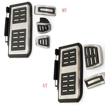 

Car Accessories Stainless Steel Pedal Cover For VW GOLF 7 GTi MK7 Lamando POLO A05 Passat B8 Skoda Rapid Octavia 5E 5F A7 2014+