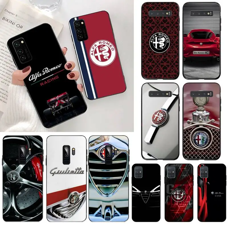 Роскошный чехол для телефона Pretty alfa romeo DIY Samsung S20 plus Ultra S6 S7 edge S8 S9 S10 5G lite 2020 |