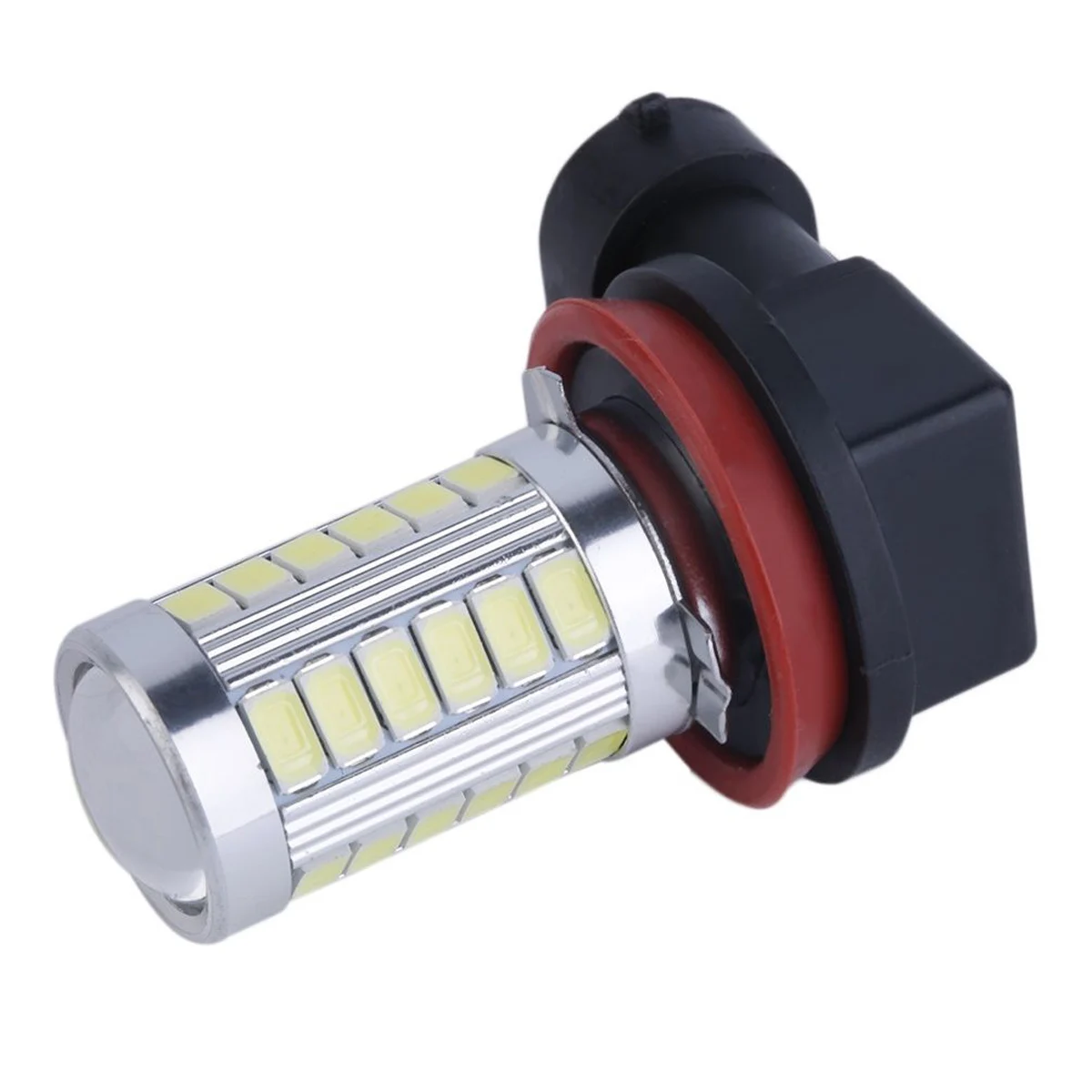 1pcs H11 5630 33LED 33 SMD 12V 30W 800LM 6500K High Brightness Car Fog Light Headlight Bulb White Automobile Bulb
