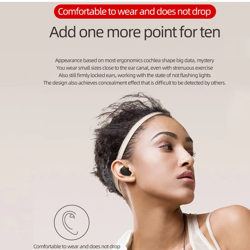 TWS A6S Mini Bluetooth Headphones Waterproof Technology Colorful Hi Fi Sound Quality For Huawei Iphone Xiaomi Wireless Headphone
