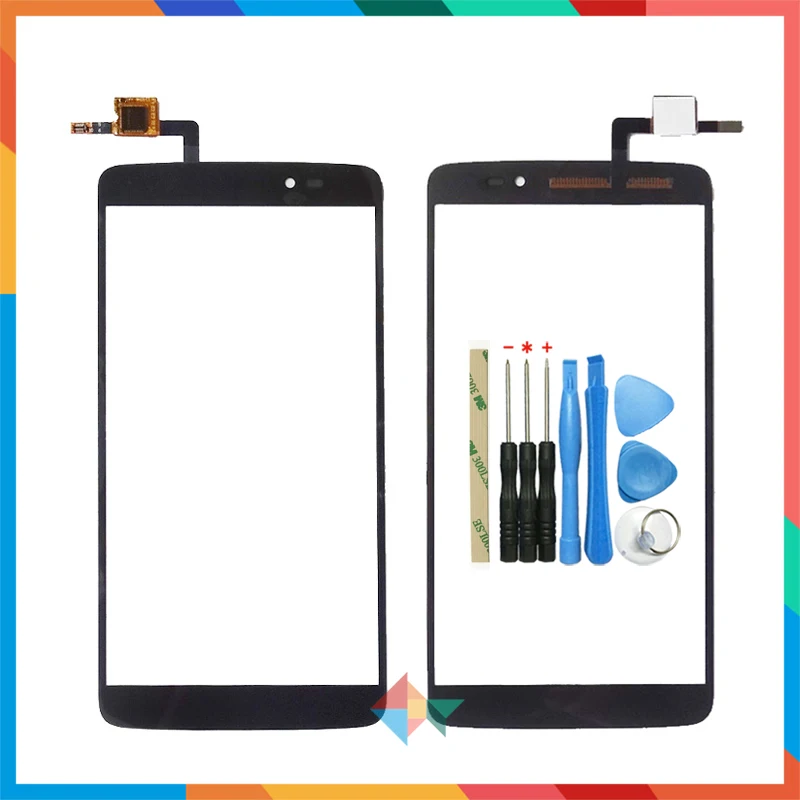 Сенсорный экран 5 дюйма дигитайзер для Alcatel One Touch Idol 3 OT6045 6045Y 6045K переднее стекло