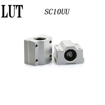 

High quality 4pcs SC10UU SCS10UU Linear motion ball bearings slide block bushing for 10mm CNC Router Free Shipping
