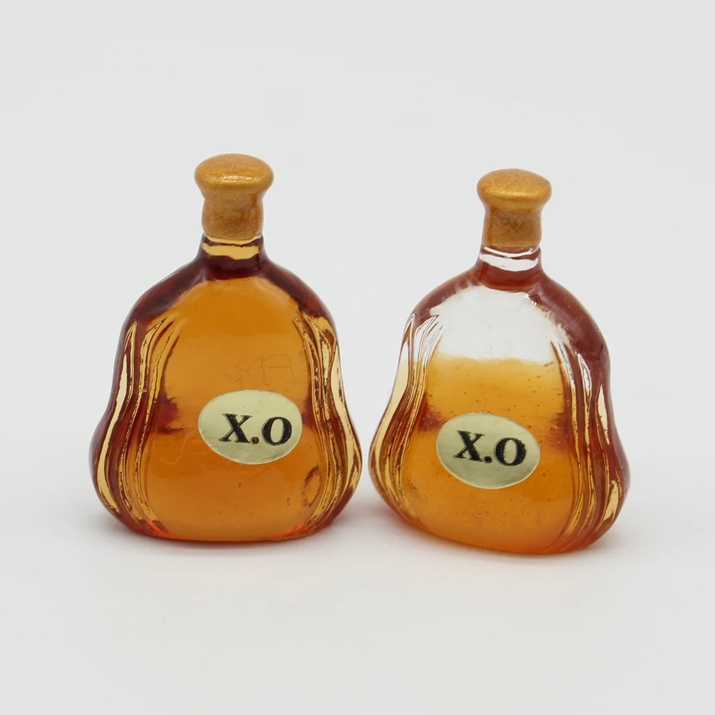1:12 Scale Dollhouse Miniature X.O Wine Bottles Home Bar Scene Landscape Decor 12th Dolls House Accessories