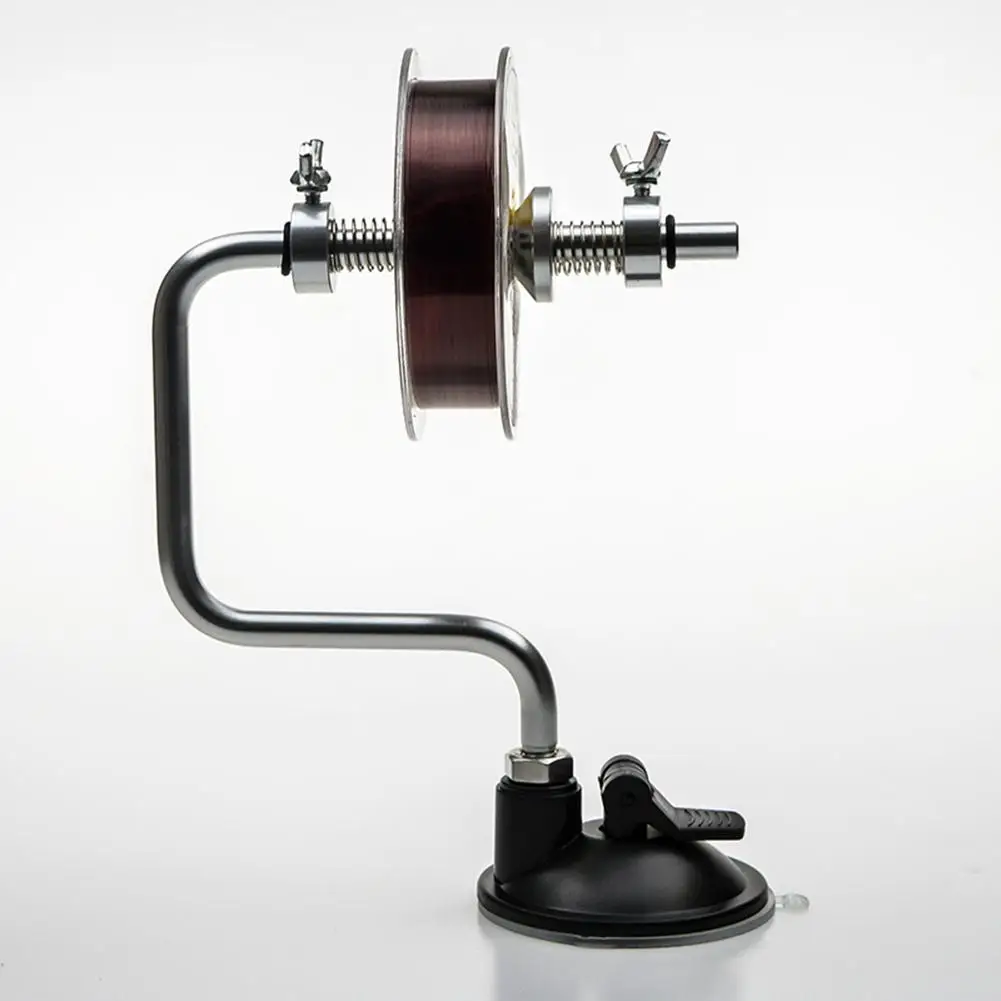 Portable Aluminum Fishing Line Winder Fishing Reel Spool Spooler System Tackle Tool Suction Cup Sea Carp Fishing Accessories 2 Portable Aluminum Fishing Line Winder Fishing Reel Spool Spooler System Tackle Tool Suction Cup Sea Carp Fishing Accessories 2