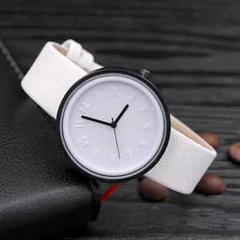 

2020 Hot Sales Stereo Digital Scale Quartz Clock Fashion Bracelet Watch Luxury Ladies Wristwatch Cute Canvas Belt Wrist Watch