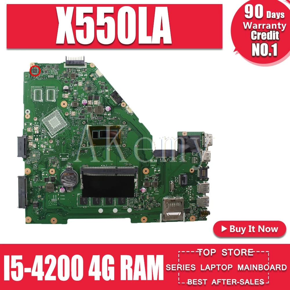 X550LA Moederbord I5-4200 Cpu 4 Gb Ram Voor Asus A550L X550LD R510L X550LC X550L X550 Laptop Moederbord X550LA Moederbord Testen ok X550LA Moederbord I5-4200 Cpu 4 Gb Ram Voor Asus A550L X550LD R510L X550LC X550L X550 Laptop Moederbord X550LA Moederbord Testen ok