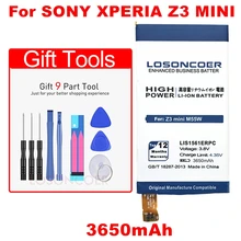 3650 мА/ч, LIS1561ERPC для SONY Xperia Z3 Мини Компактный Батарея M55W D5833 SO-02G D5803 D5833 C4 E5303 E5333 E5363 Батарея