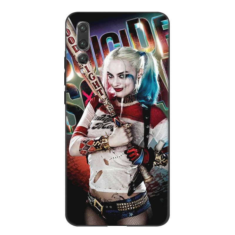 Чехол для мобильного телефона huawei P Smart Z Plus huawei P30 P20 P10 P9 P8 Lite Pro Cover Харли Куинн самоубийцы отряд