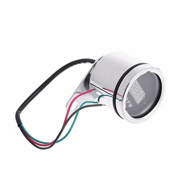 

Waterproof Motorcycle Red LED Light Digital Tachometer Tacho Gauge Jy25 19 Droship