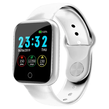 

Smart Watch 5ATM WaterProof Bluetooth Fitness Watch Sport Heart Rate Tracker Call/Message Reminder Smartwatch for Android IOS