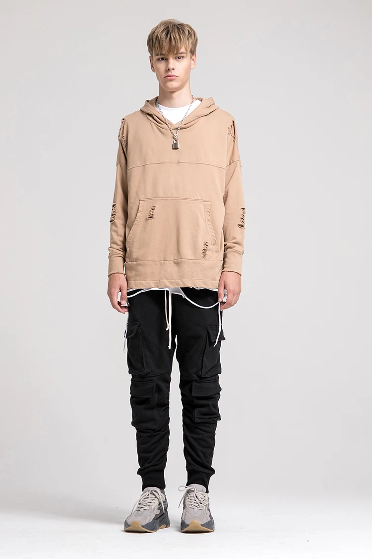 OSCN7 Loose Stripe Leisure Sweatpants Men Fall Fashion Streetwear Casual High Street Mens Pants Women Trousers 9620