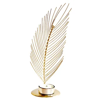 

Gold Metal Wrought Iron Candle Holder Candle Holder European Luxury Home Decoration