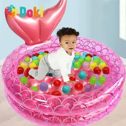 Doki – piscine de sirène gonflable en PVC pour bébés, jouet d'été, nouvelle collection 2021 