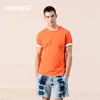 SIMWOOD 2022 summer new 100% cotton white solid t shirt men causal o-neck basic t-shirt male high quality  classical tops 190449 ► Photo 2/5