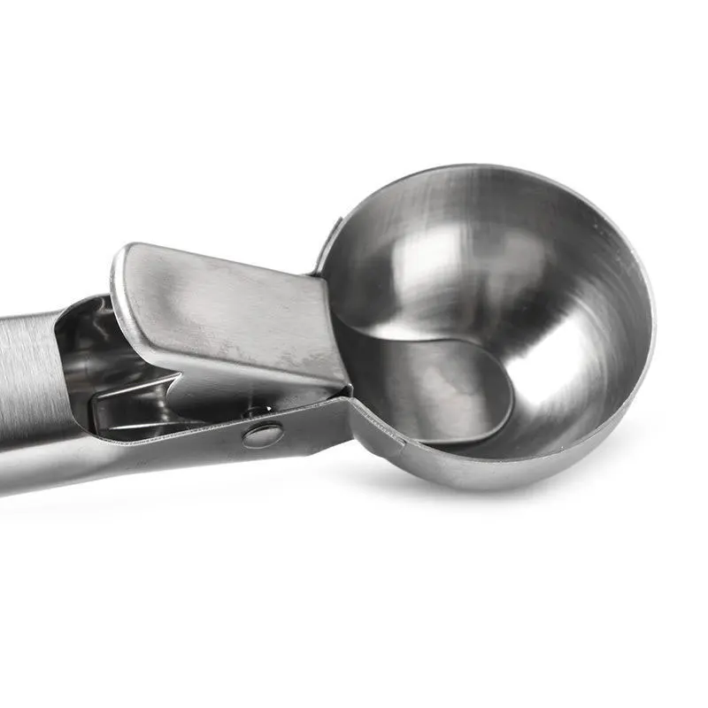 Stainless Steel Ice Cream Scoop For Mash Fruit Food Spoon Kitchen Diameter 5CM