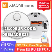 €28.00EUR CODE: DESMADRE28 XIAOMI-MIJIA Mi odkurzacz robot 1S 2 RC, do domu, automatyczne zamiatanie kurzu, sterylizacja, ssanie cyklonowe, wi-fi, planowanie z APP Smart, 2020
