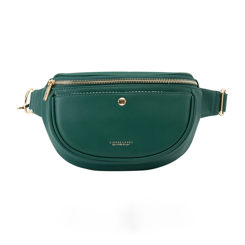 

FOSIZZO Waist Bag Women Fashion PU Leather Solid Waist Packs Fanny Packs 2020 High Quality Chest Bags FS5149-40