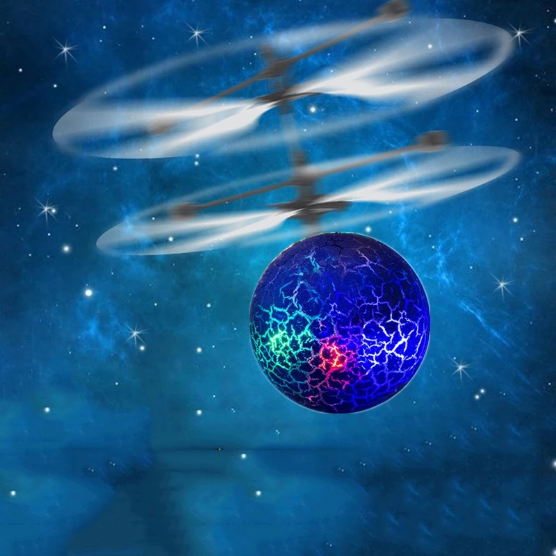 

Infrared Induction Drone Flying Flash LED Lighting Ball Helicopter Child Kid Toy Gesture-Sensing No Need To Use Remote Control U
