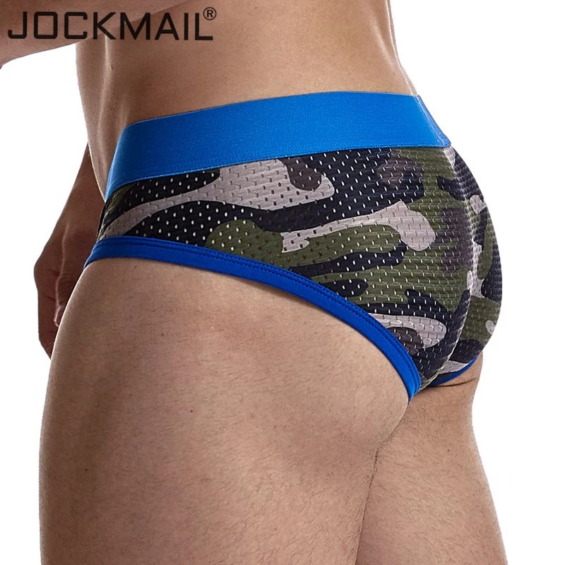 Трусы брифы JOCKMAIL мужские нижнее белье дышащие трусы джоки с отделением для