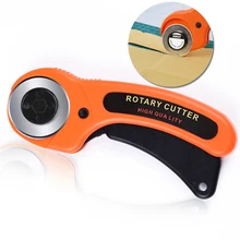 Nonvor 45mm Round Rotary Cutter Tool Card Paper Sewing Quilting Roller Fabric Cutting Tailor Scissors Dress Clothes Making DIY