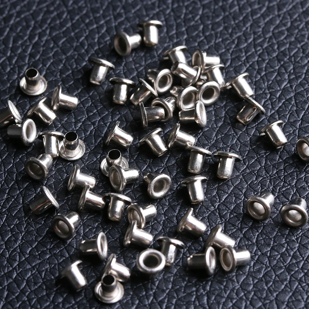 1.5/2.0/2.5mm 50pcs Metal Ultra-small Buckle Mini Eyelet Buttons Snap DIY Doll Belt Buckles Bag Shoes Clothes Sewing Accessory eyelet grommet ring kit eyelet grommet ring grommet eyelet kit