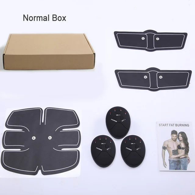 Normal Box Мышечный Стимулятор, умное фитнес-устройство для тренировки брюшного пресса, многофункциональный тренажер для тела, устройство для интенсивной работы мышц брюшного пресса - Цвет: Normal Box