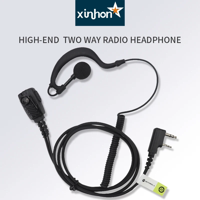 2 шт. Акустическая трубка PTT Mic 2Pin наушники Walkie Talkie гарнитура для Kenwood TYT Baofeng 888s UV-5R |