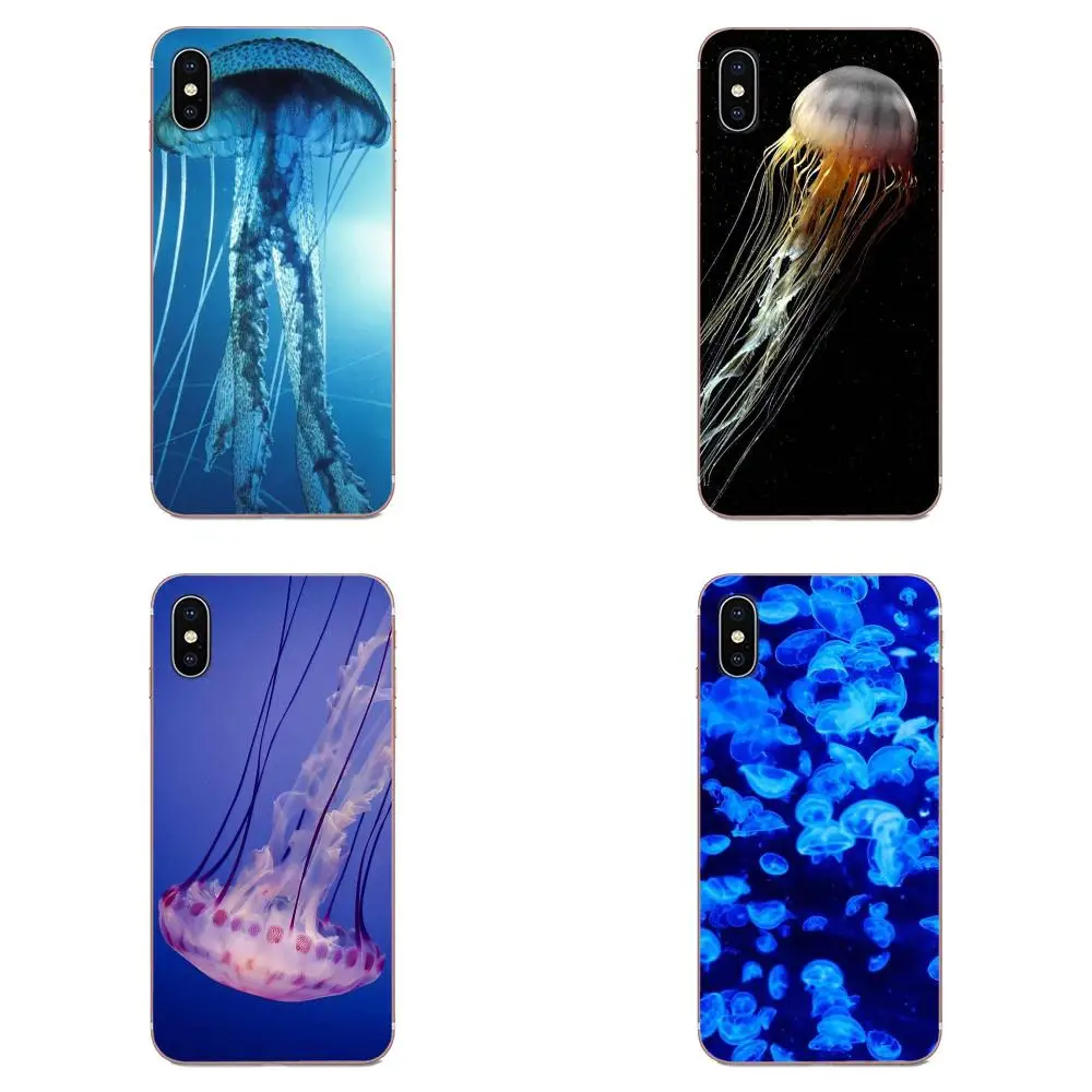 Чехол-мобильный телефон для Apple iPhone 4 4S 5 5C 5S SE SE2 6 6S 7 8 11 Plus Pro X XS Max XR Sea Ocean Jellyfish